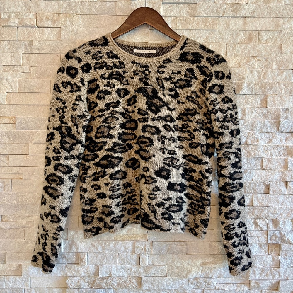 Elaine Kim Cashmere Leopard Sweater